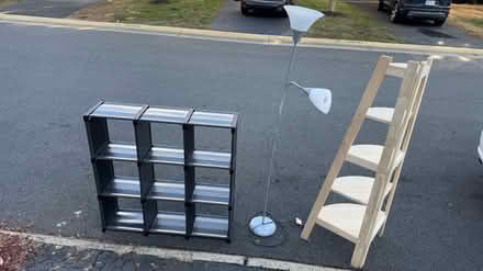 Photo of free Storage Shelves & Light (Bluejay Way. Charlottesville) #1
