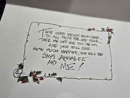 Photo of free Annalee Dolls Santa Pin on Card (Arlington MA) #2