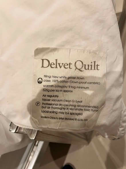 Photo of free Duck Down Duvet King Size OLD (Maida Vale W9) #1