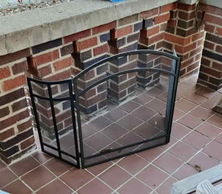 Photo of free Black metal fireplace grill (Van Ness area) #1