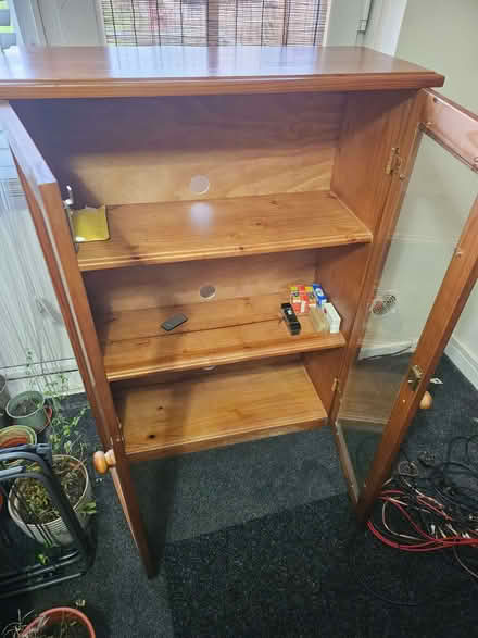 Photo of free Cabinet with glass doors (Hilltop AL10) #1