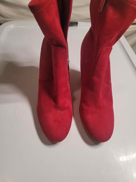 Photo of free Red Boots, Size 8.5 (Upper East Side) #1