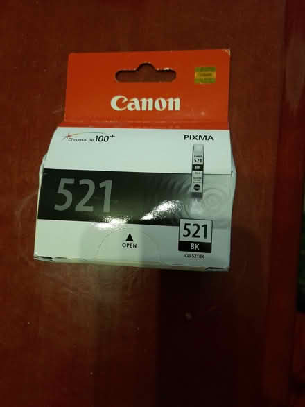 Photo of free Canon 521 Black Ink Cartridge in Box (Earlsdon CV5) #1