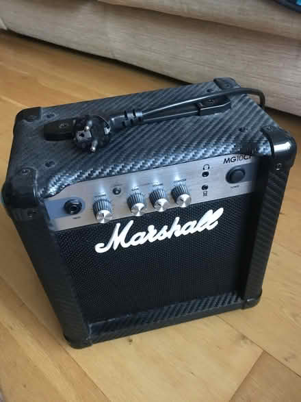 Photo of free Guitar amplifier Marshall MG10CF (European power plug!) (islington N1) #1