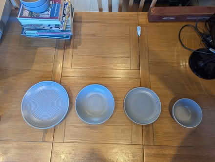 Photo of free Grey dinner set (Dublin 16, near Ballyboden Rd) #2