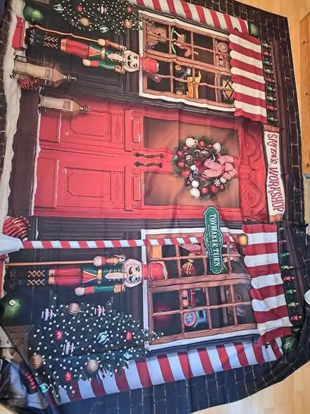 Photo of free Santa workshop garage door flag (Botley OX2) #1