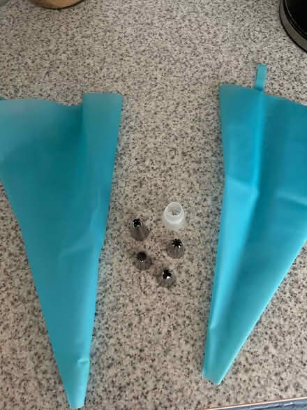 Photo of free 2 piping bags and nozzles (Newbury - RG14) #1