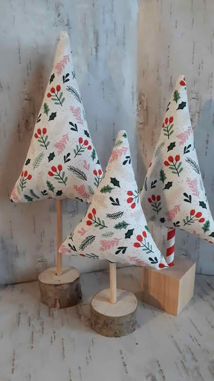 Photo of free Handmade Fabric Christmas Trees (Great Totham) #4