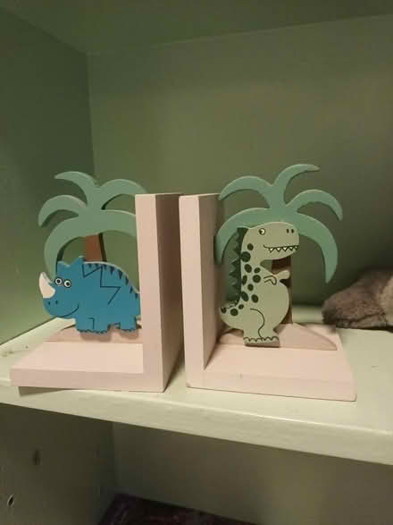 Photo of free Pair of dinosaur bookends (east leake LE12) #1