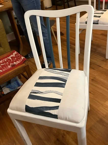 Photo of free 4 solid wood chairs, upcycled (Oxford OX4) #1