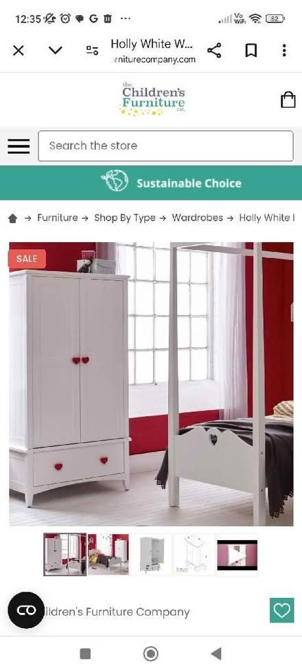 Photo of free Two children's white wardrobes - The Children's Furniture Co (Tooting SW17) #1