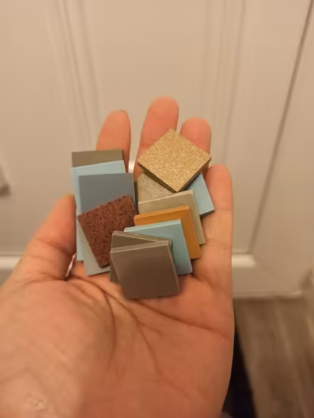 Photo of free Mini tiles + cutter (OX3 Wood Farm) #1