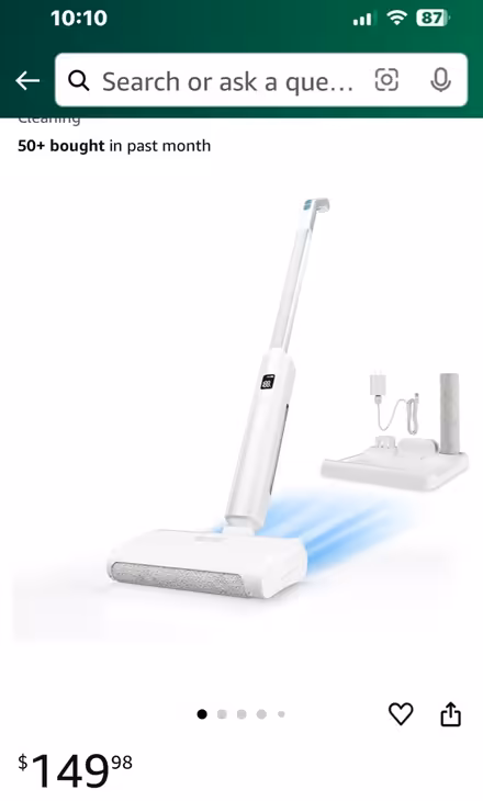 Photo of free Hikins Mop/Vacuum Robotic (Cliffside Park, NJ) #2