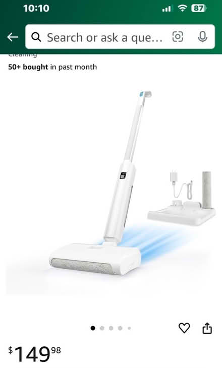 Photo of free Hikins Mop/Vacuum Robotic (Cliffside Park, NJ) #2