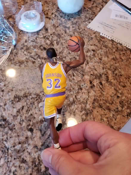 Photo of free Magic Johnson ornament (Fremont, near downtown BART) #2