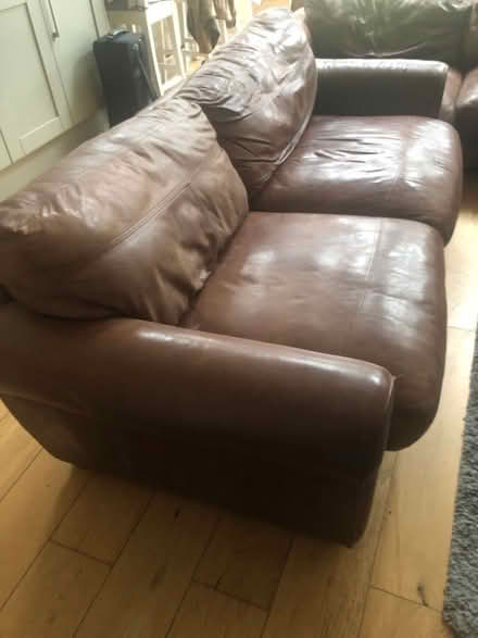 Photo of free 2 leather sofa - John Lewis (Addiscombe CR0) #2