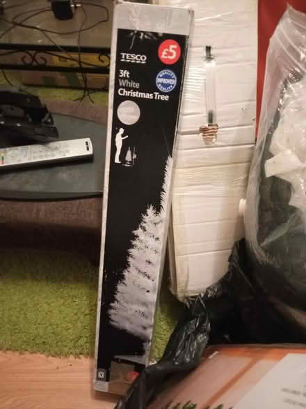 Photo of free Small Christmas tree white (Sutton Manor WA8) #1