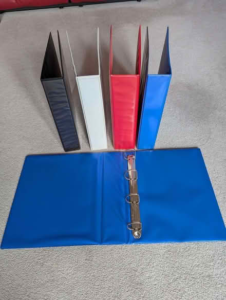 Photo of free Four-ring binders in various colours (East Oakley RG23) #1