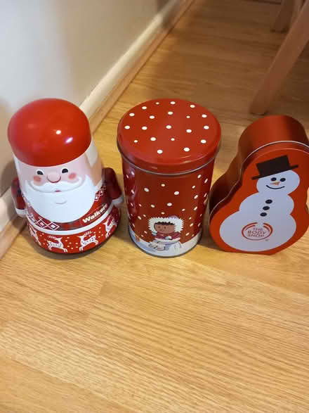 Photo of free 3 Christmas tins (Wivenhoe CO7) #1
