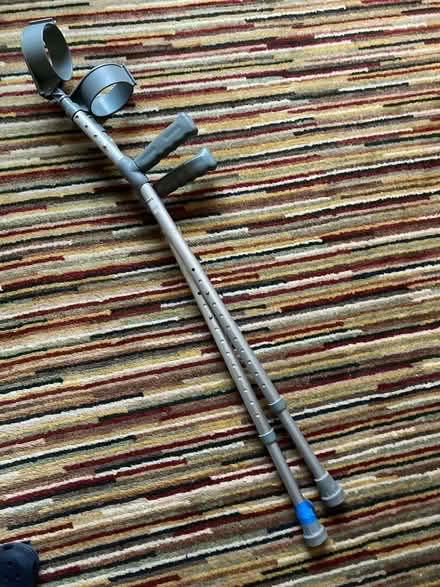 Photo of free pair of crutches (Chorlton M21) #1