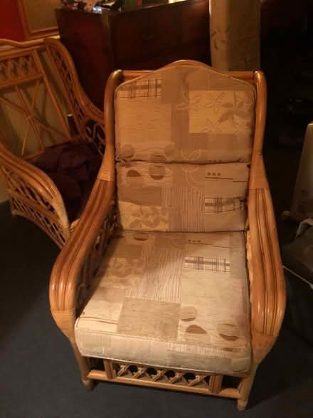 Photo of free Cane settee OR 2 chairs (Sidley TN39) #3