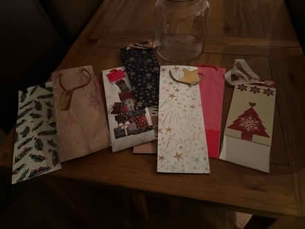 Photo of free Approximately 14 Xmas bottle bags and six gift bags (Abraham Heights LA1) #3