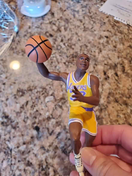 Photo of free Magic Johnson ornament (Fremont, near downtown BART) #1
