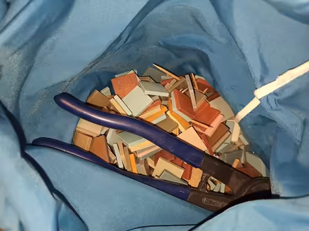 Photo of free Mini tiles + cutter (OX3 Wood Farm) #2