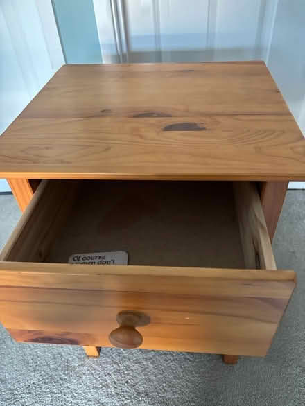 Photo of free Bedside chests -pine unmatched (Wheathampstead) #2