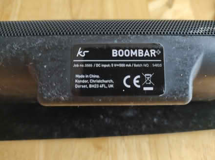 Photo of free Kitsound Boombar Bluetooth speaker (Oakwood Park N14) #3