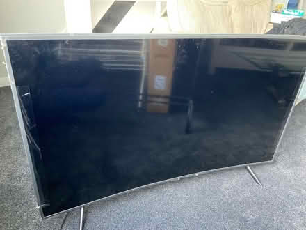 Photo of free BROKEN 55” curved Samsung TV (BR2) #1