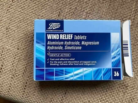Photo of free Boots wind relief tablets (Congleton town CW12) #1