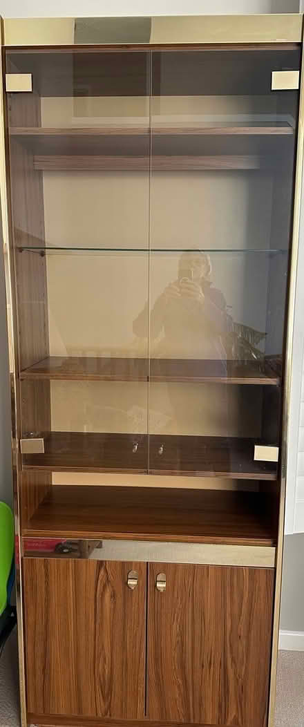 Photo of free 2 wall units with glass shelves (3356 Tallmast Cr, Mississauga) #1