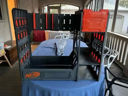 Photo of free Nerf gun rack (Brookline) #3