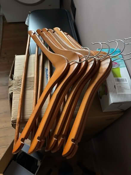 Photo of free Wood hangers (SE17) #1