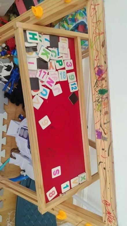Photo of free Children's easel/whiteboard (Larkfield, ME20) #4