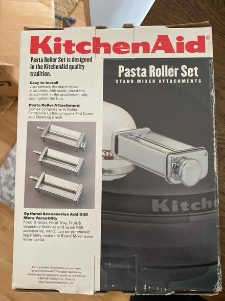 Photo of free KitchenAid pasta roller set (Pleasant Hill) #1