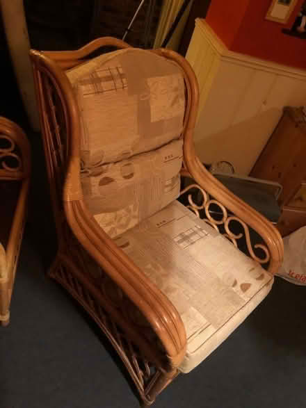 Photo of free Cane settee OR 2 chairs (Sidley TN39) #2