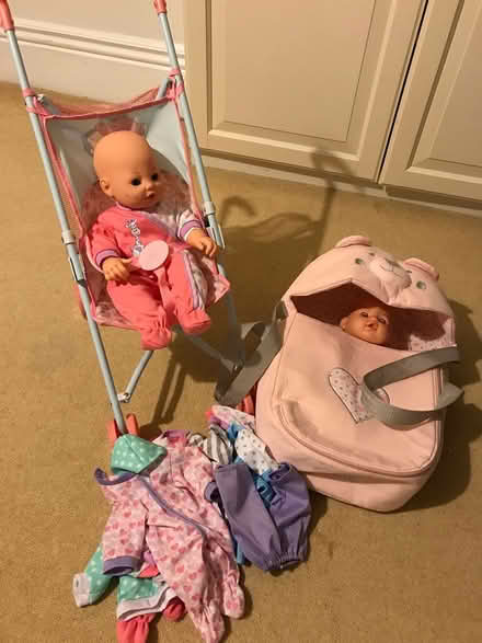 Photo of free Toy dolls, buggy, carrier (Carter Knowle S7) #1