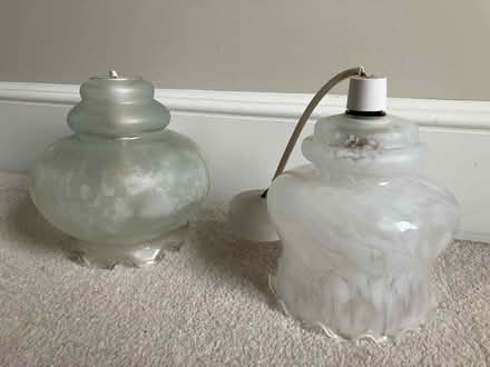 Photo of free 2x glass light shades (Pateley Bridge (HG3)) #1