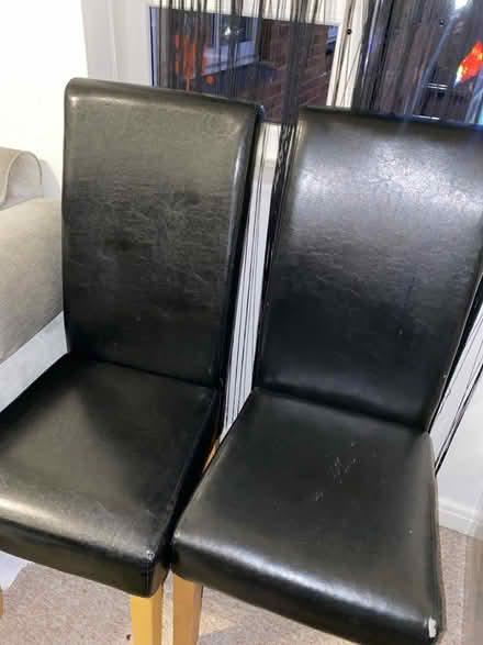 Photo of free Leather chairs (Tw15) #1