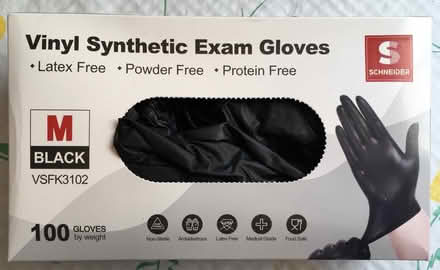 Photo of free Vinyl exam gloves- 95014 (Prospect/Stelling) #1