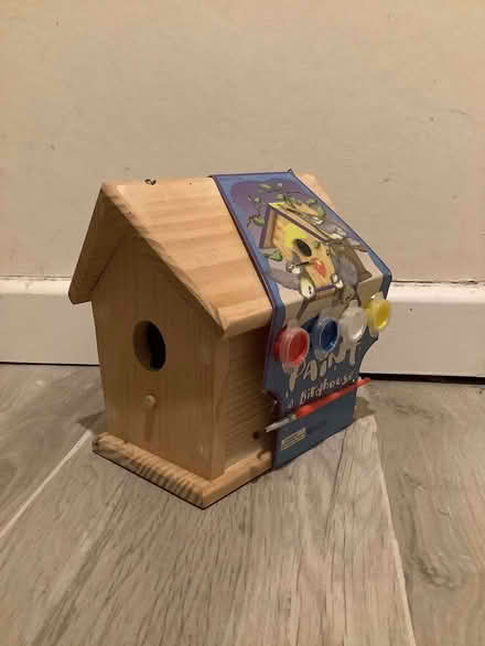 Photo of free paint it yourself bird box (Leckhampton GL53) #1
