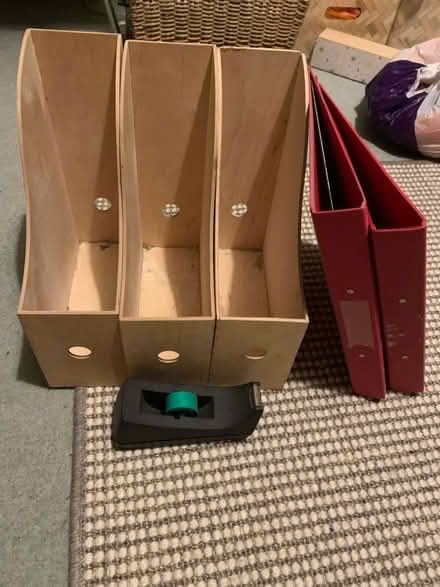 Photo of free Box files, folders and sellotape dispenser (Cotham BS2) #1