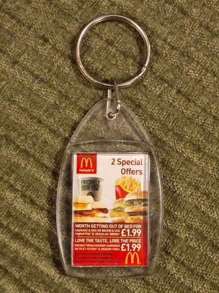 Photo of free McDonald's Keyring (Barton/Headington, OX3) #1