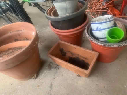 Photo of free 12 plant pots- a variety of sizes (Silver Spring, MD Four Corners) #1