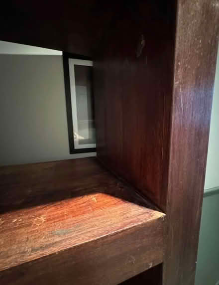 Photo of free Mahogany display shelves (SW11 Clapham) #4