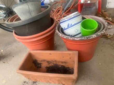 Photo of free 12 plant pots- a variety of sizes (Silver Spring, MD Four Corners) #2