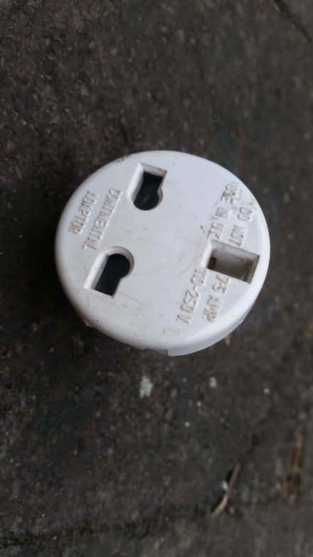 Photo of free euro mains travel adaptor (Whitehawk BN2) #1