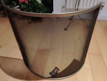 Photo of free Fireguard, contemporary, black grill, brush steel surroun (Marlow SL7) #2